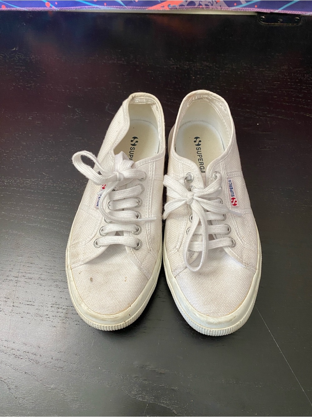Superga White Canvas Low-Top Women's Sneakers